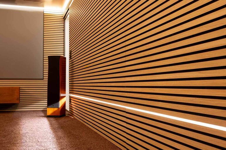 Lineperf heimkino wand